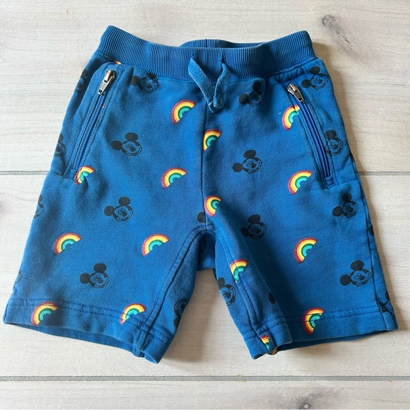 Hanna Andersson Other - Hanna Andersson Disney Mickey Mouse Shorts with Rainbow Character Design